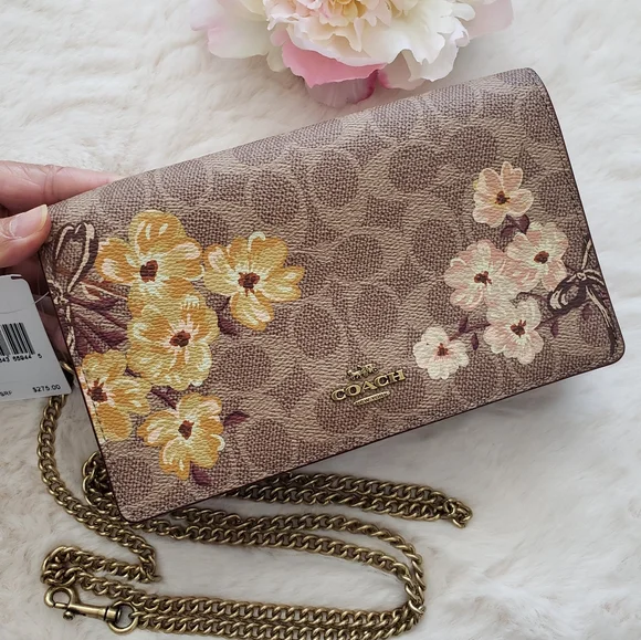 🍅New Coach Callie Foldover Chain - Picture 7 of 8